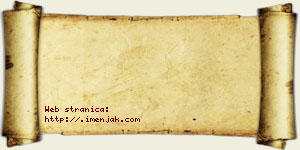 Anita Klincov vizit kartica